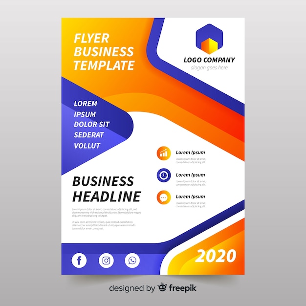 Business flyer template