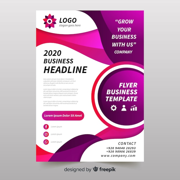 Business flyer template