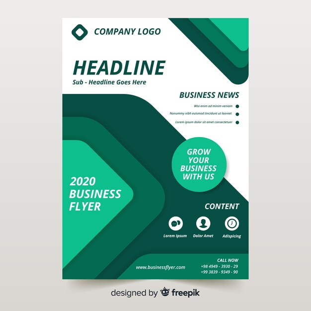 Business flyer template