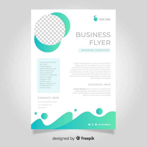 Business flyer template