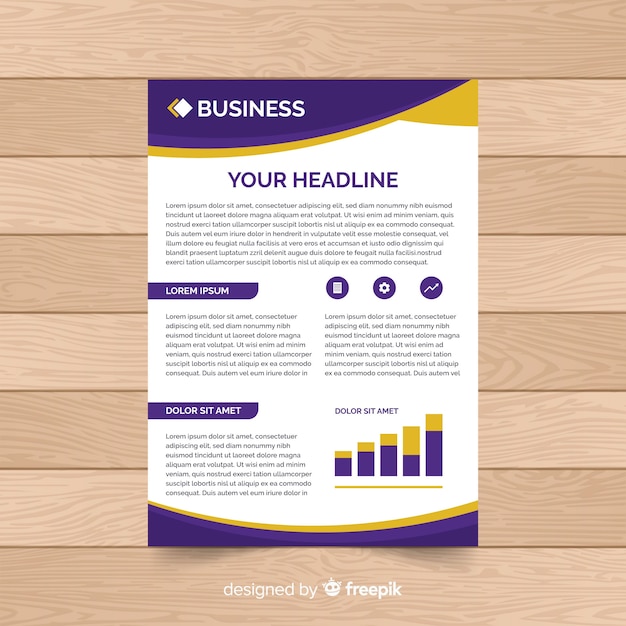 Business flyer template