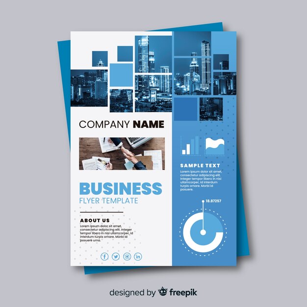 Business flyer template