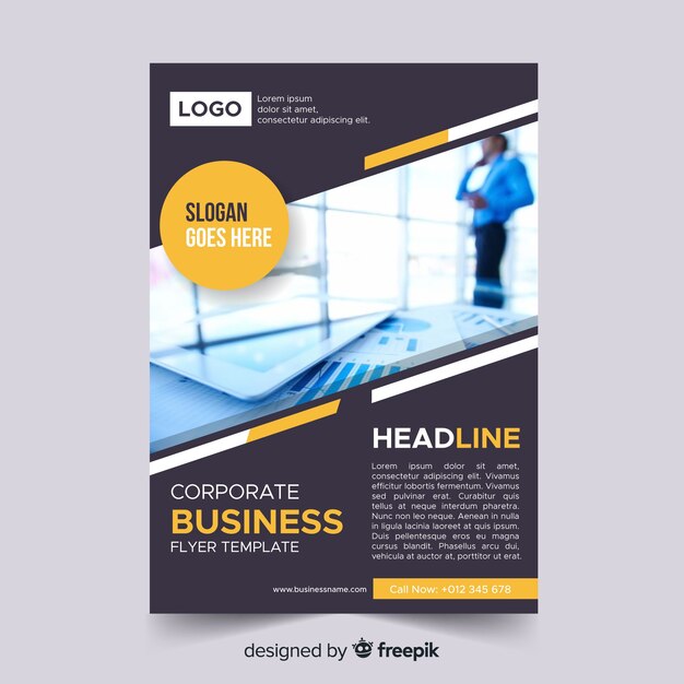 Business flyer template