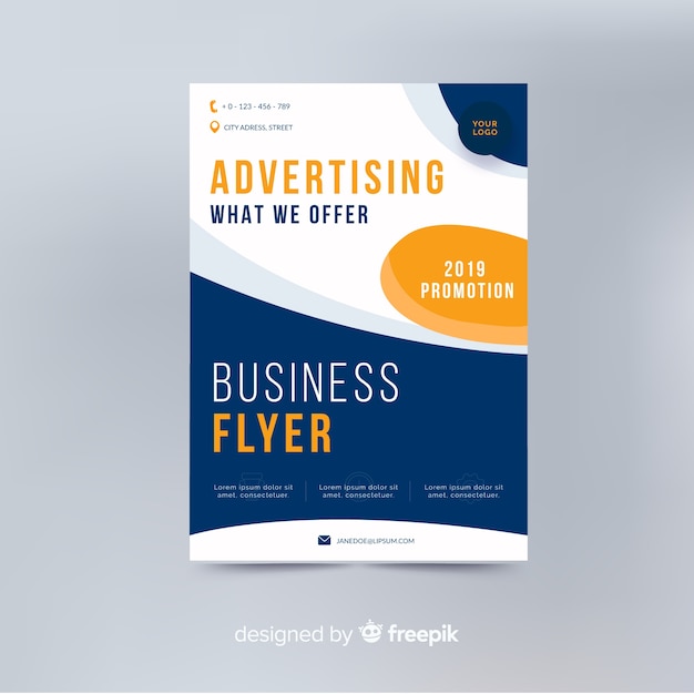 Business flyer template