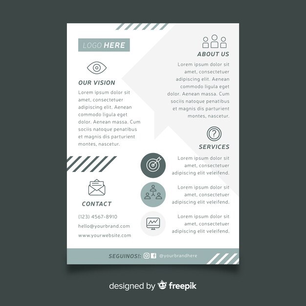 Business flyer template