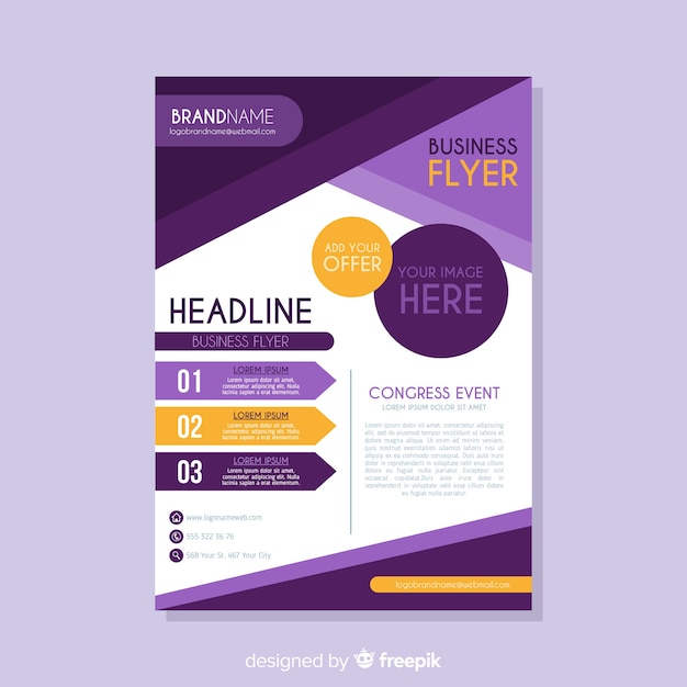 Business flyer template