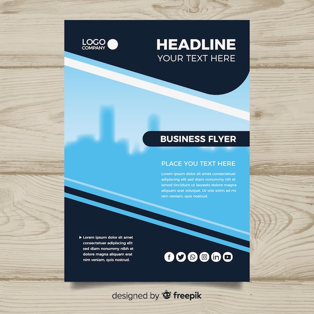 Business flyer template