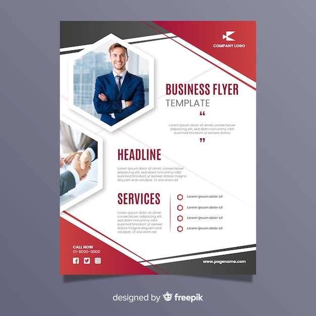 Business flyer template