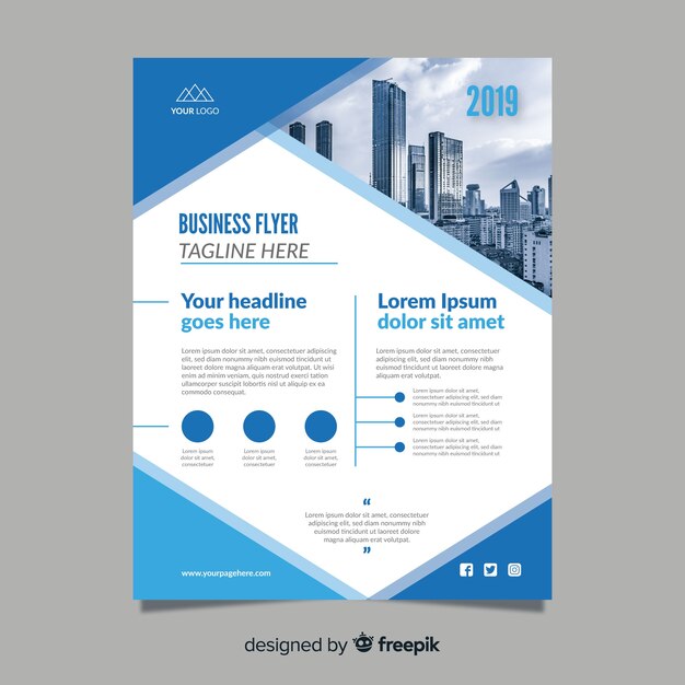 Business flyer template