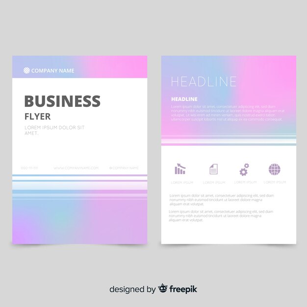 Business flyer template