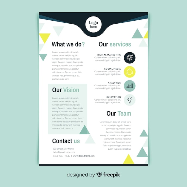 Business flyer template