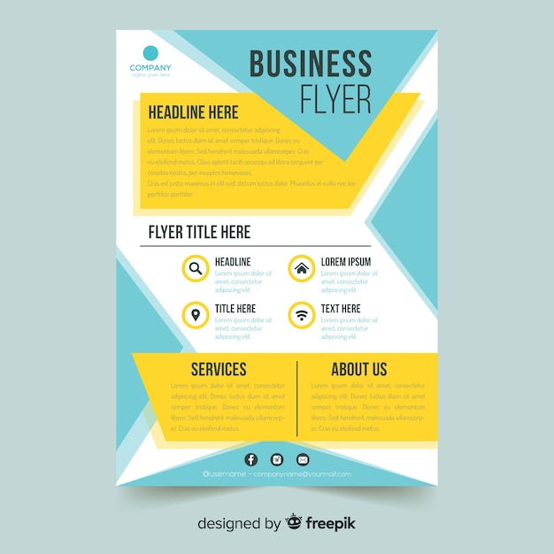 Business flyer template