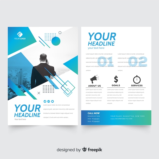 Business flyer template