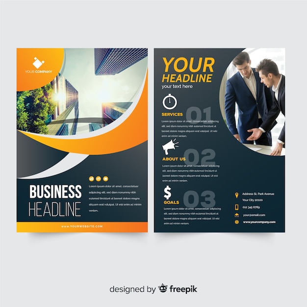 Business flyer template