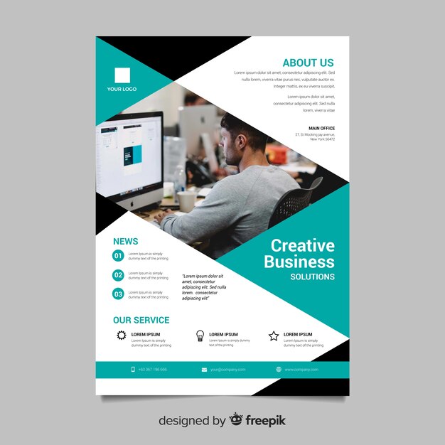 Business flyer template