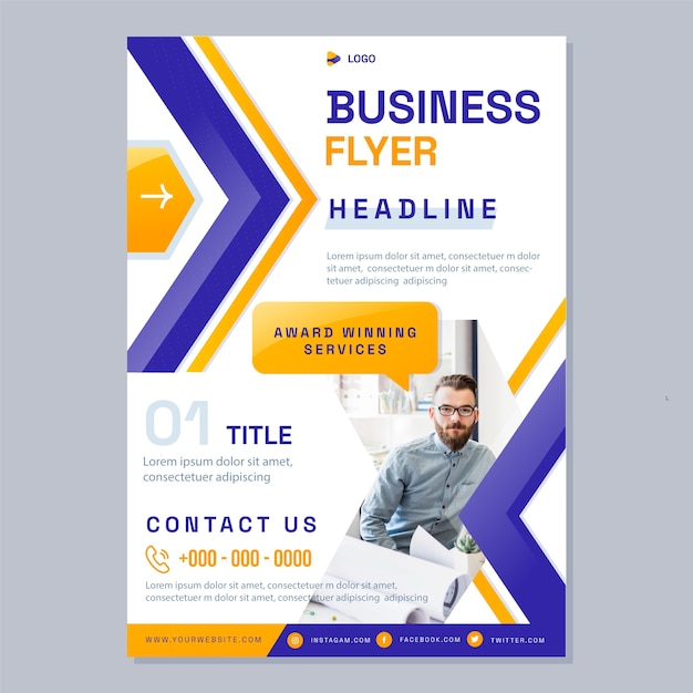 Business flyer template