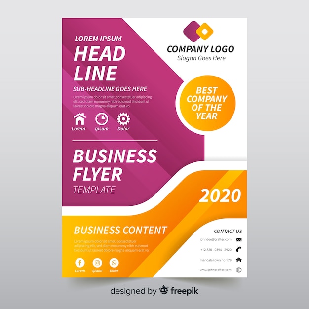 Business flyer template