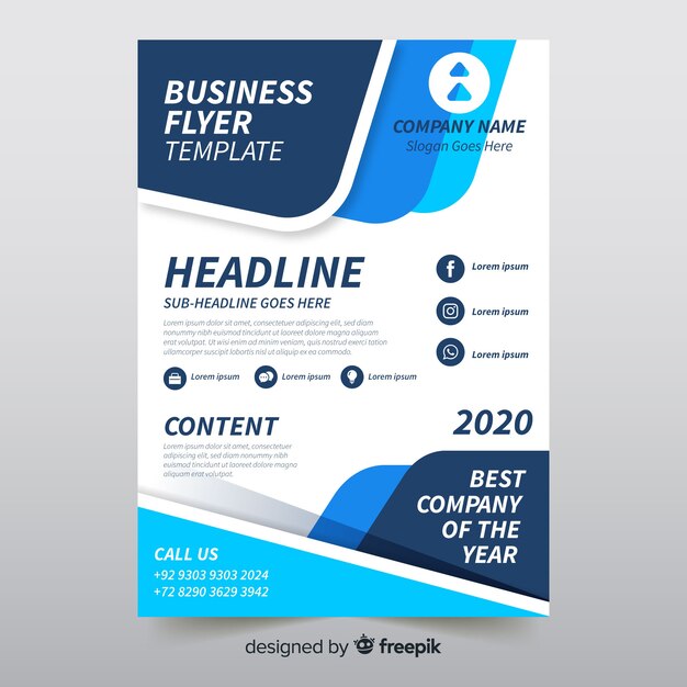 Business flyer template