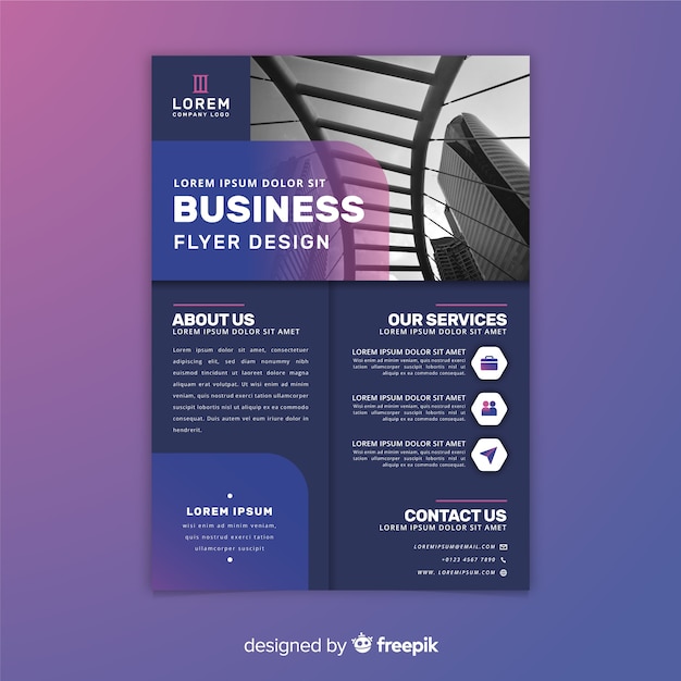 Business flyer template