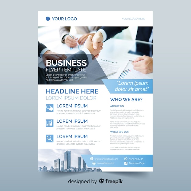 Business flyer template