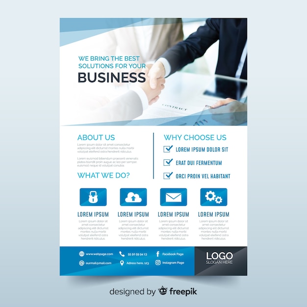 Business flyer template