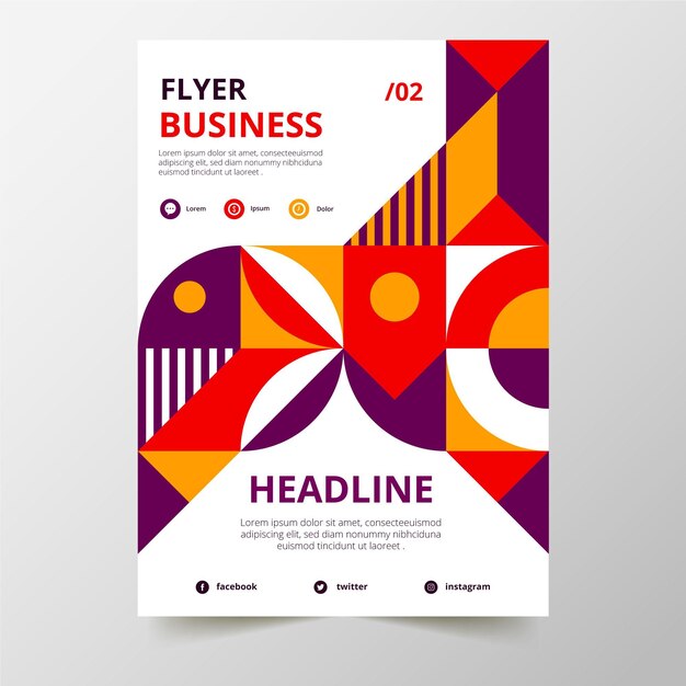 Business flyer template