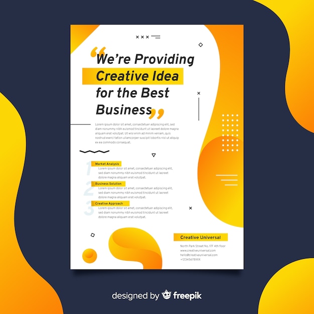 Business flyer template