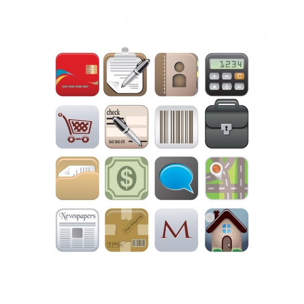 Business icons collection