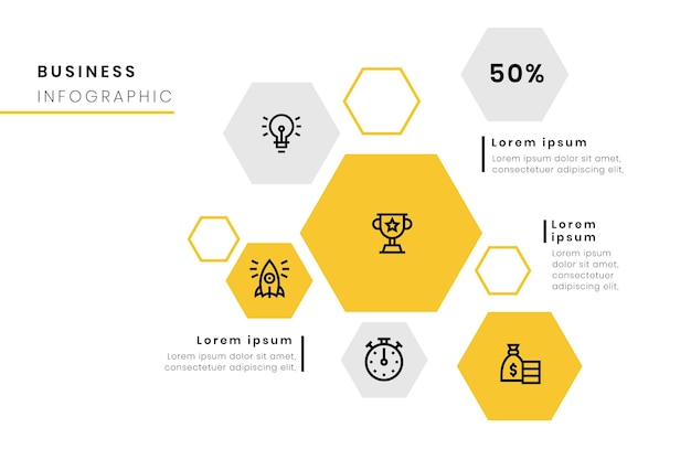 Business infographic template