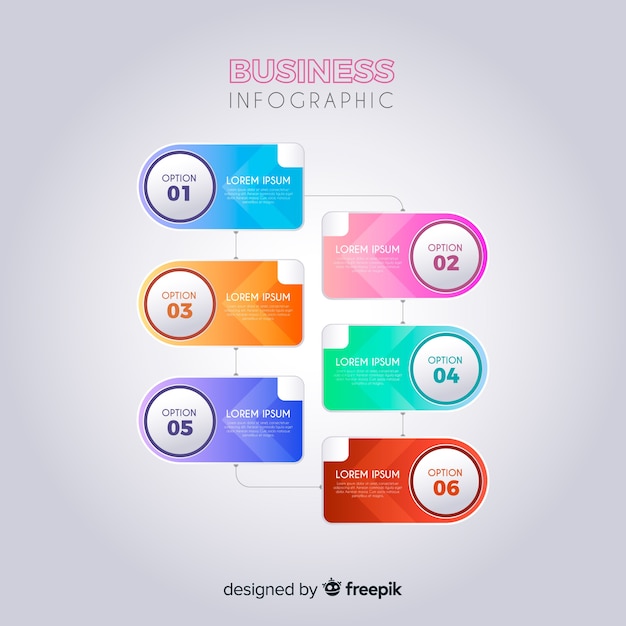 Business infographic template