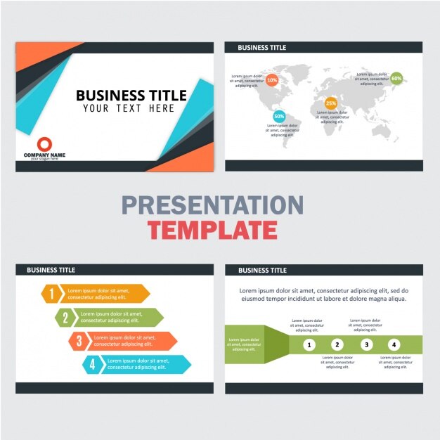 Business infographic templates collection