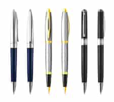 Free vector business pen  set