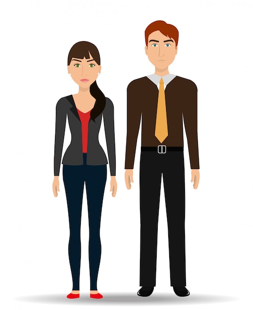 Free Vector business people and entrepreneur