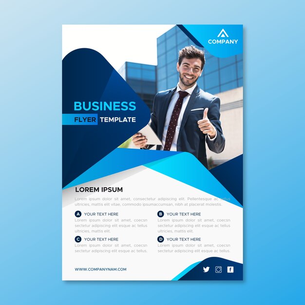 Business template design