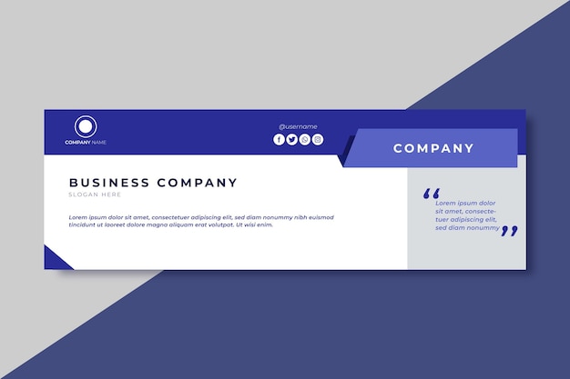 Business twitter header design