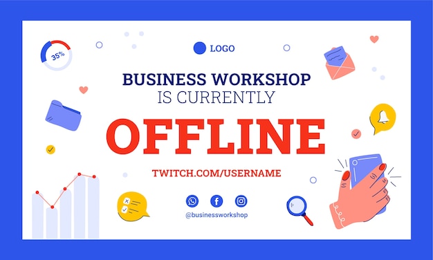 Business workshop offline twitch background