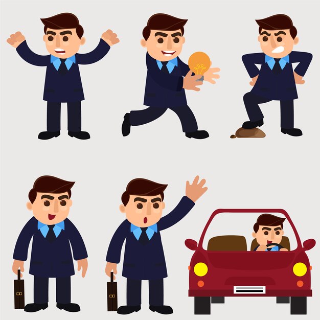 Businessman character collection