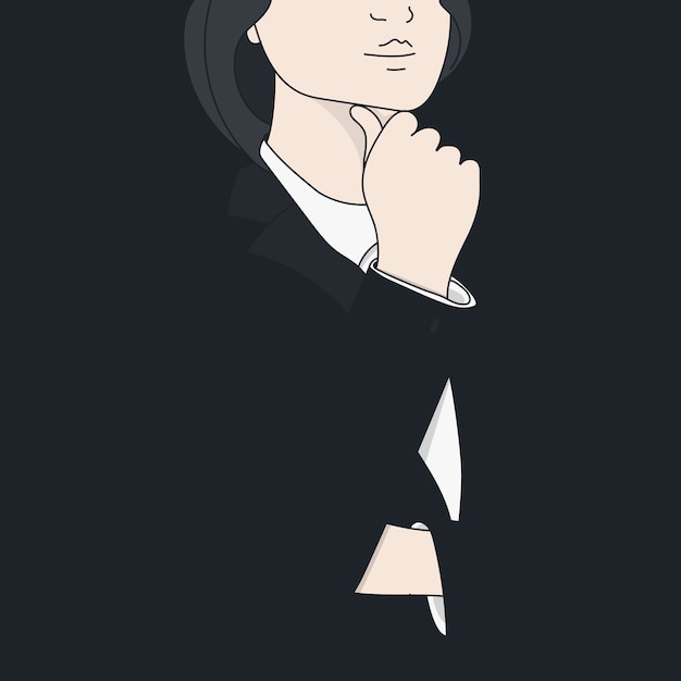 Free vector businesswoman