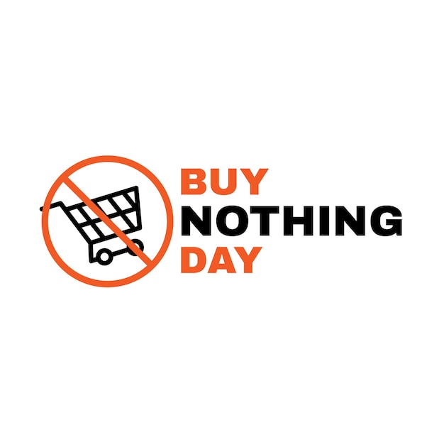 Buy nothing logo template design