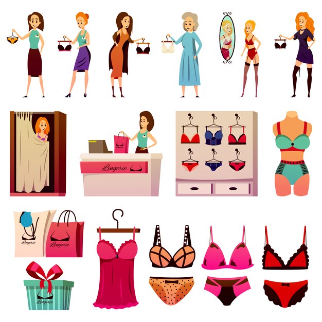 BVD Lingerie Store Set