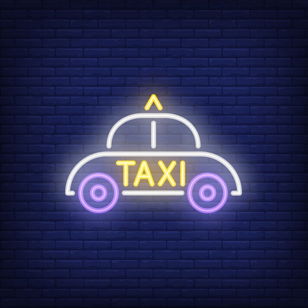 Cab neon sign