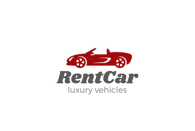 Free Vector cabriolet car logo  .