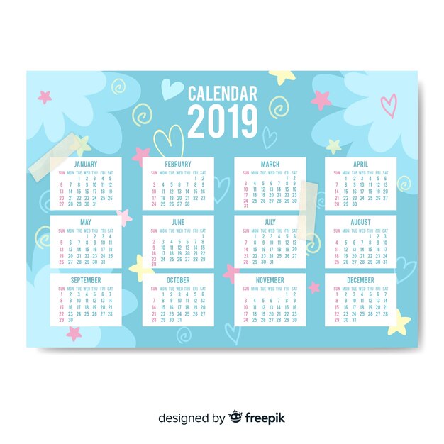 Calendar 2019