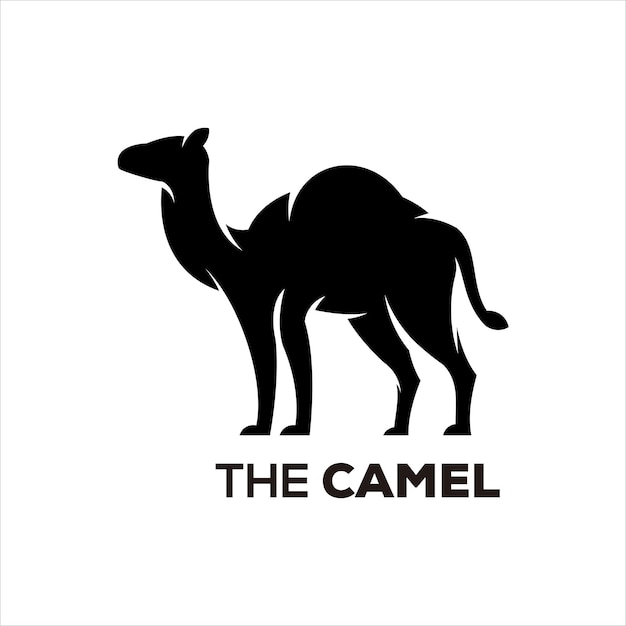 Free Vector camel silhouette designs logo