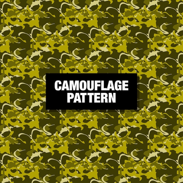 Free vector camouflage seamless pattern background