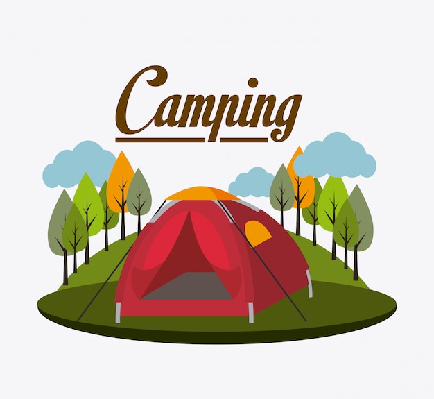 Camping, travel and vacations