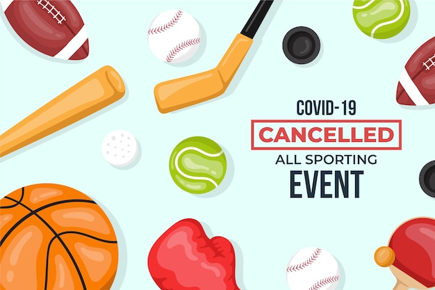 Free Vector cancelled sporting events wallpaper