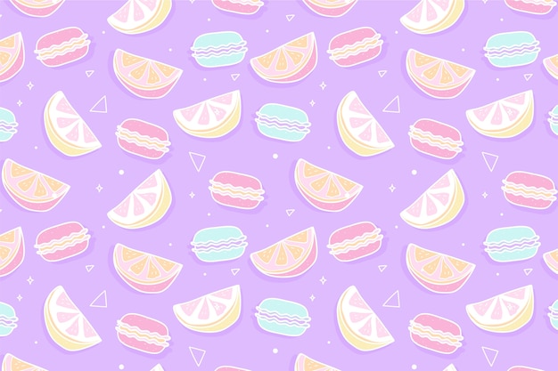 Free Vector candy pastel color pattern design