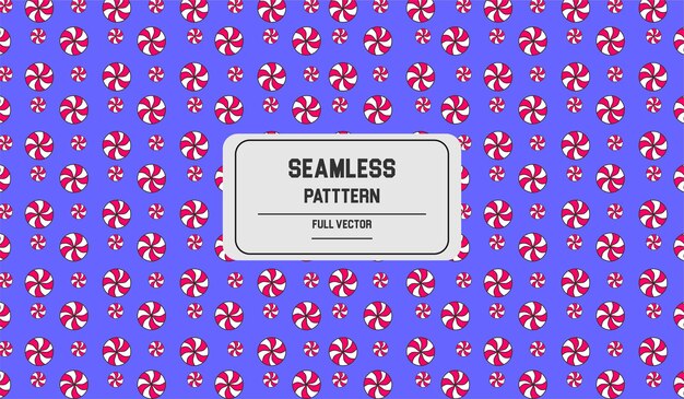 Candy pattern ice background design template