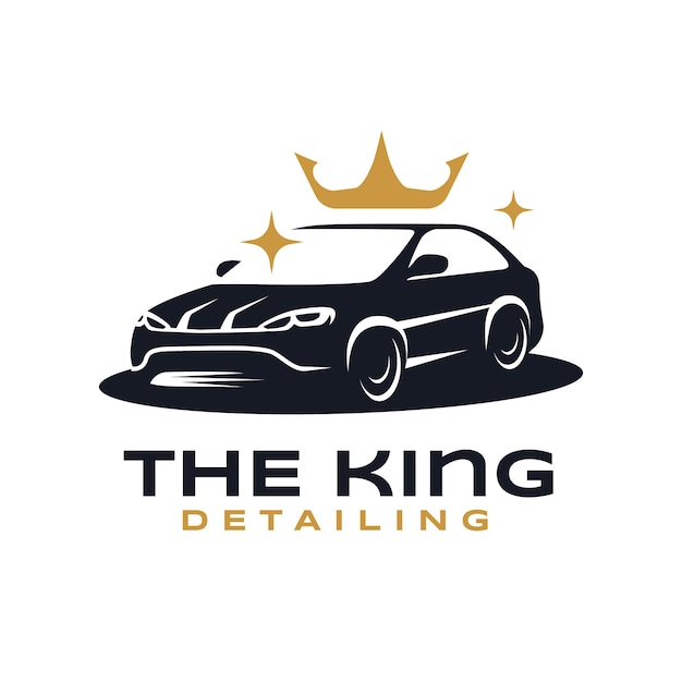 Free Vector car detailing logo template